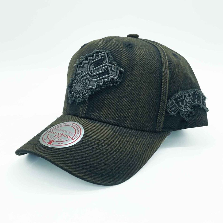 NBA San Antonio Spurs "Downtown Pro HWC" Snapback Cap (NBA-Kappe) Mitchell & Ness auf FrenchMarket