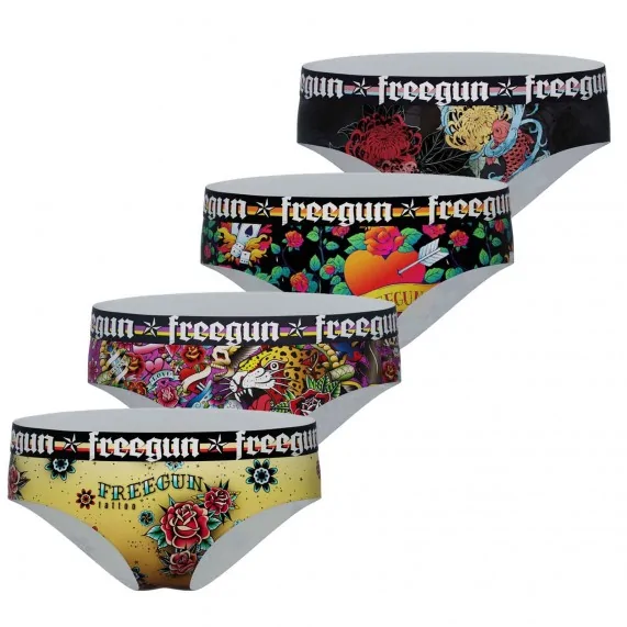 Set of 4 Girls Boxers Fancy (Boxers/Shorty) Freegun on FrenchMarket