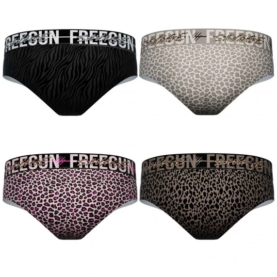 Set of 4 Women's Microfiber Boxers (Boxers) Freegun on FrenchMarket Set of 4 Women's Microfiber Boxers (Boxers) Freegun on FrenchMarket