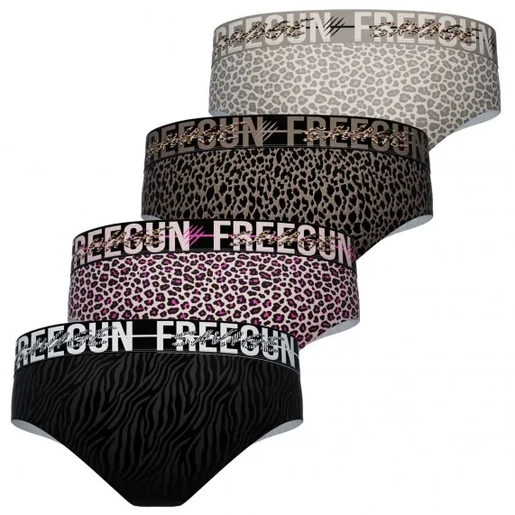 Set of 4 Women's Microfiber Boxers (Boxers) Freegun on FrenchMarket Set of 4 Women's Microfiber Boxers (Boxers) Freegun on FrenchMarket