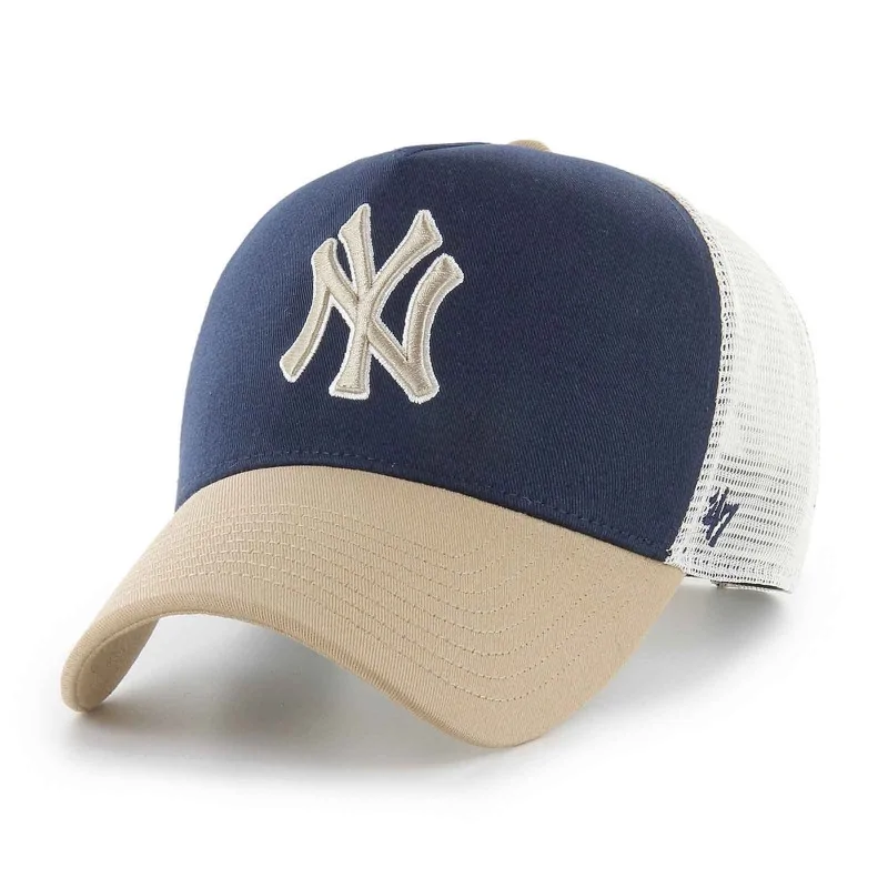 '47 Brand - Casquette Trucker MLB New York Yankees "Ballpark Mesh Offside DT" Bleu Marine Taille Unique