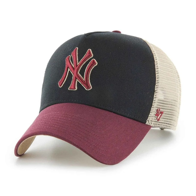 '47 Brand - Casquette Trucker MLB New York Yankees "Ballpark Mesh Offside DT" Noir Taille Unique