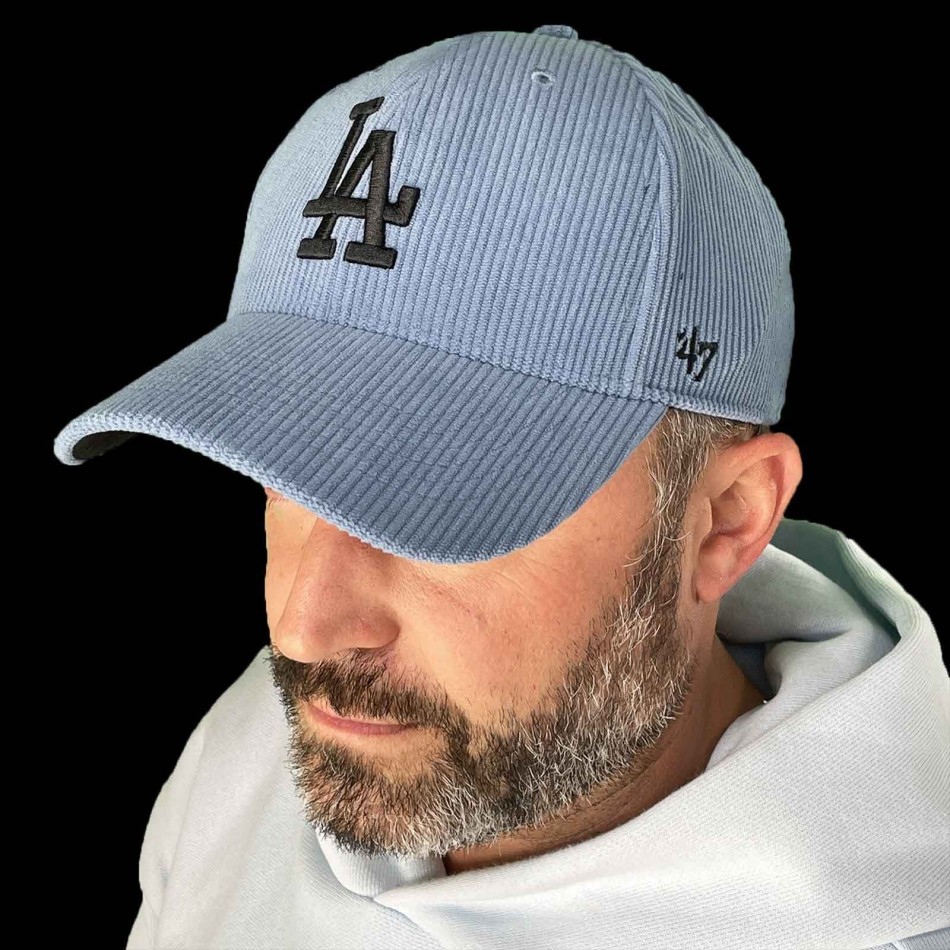 MLB Los Angeles Dodgers MVP-keps med tjock sladd i sammet - 47 Brand Official
