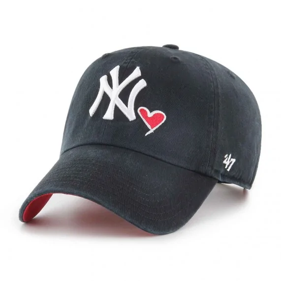 MLB NY Yankees Clean Up "Icon Love Heart" Kappe (MLB-Kappe) '47 Brand auf FrenchMarket