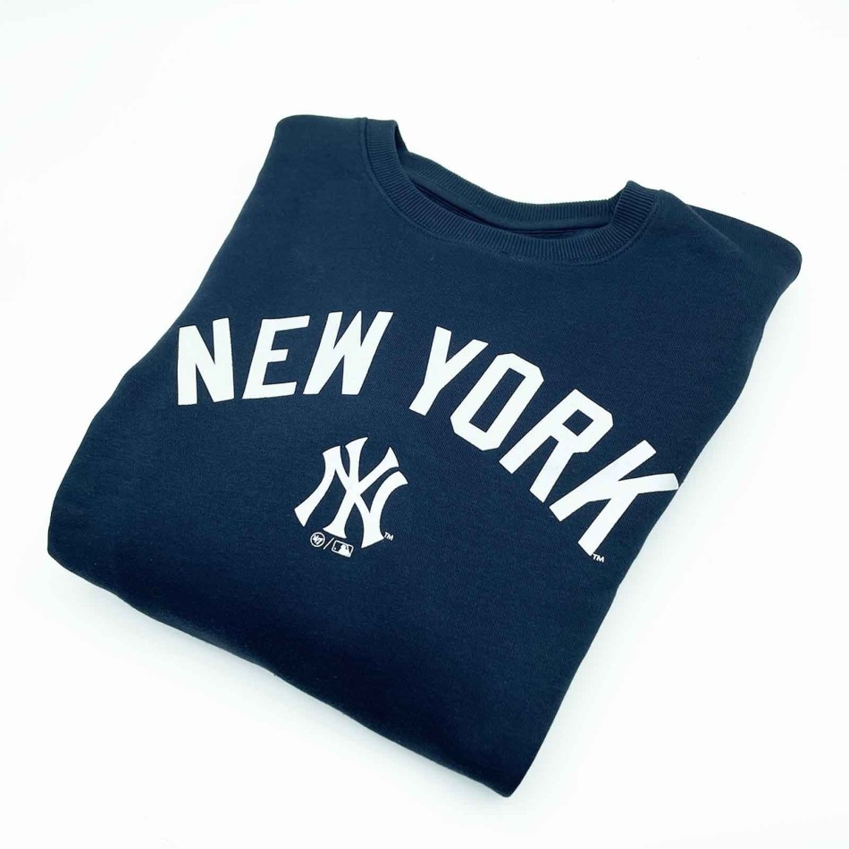 MLB New York Yankees Burnside Fall Sweat - '47 Brand Official French Market
