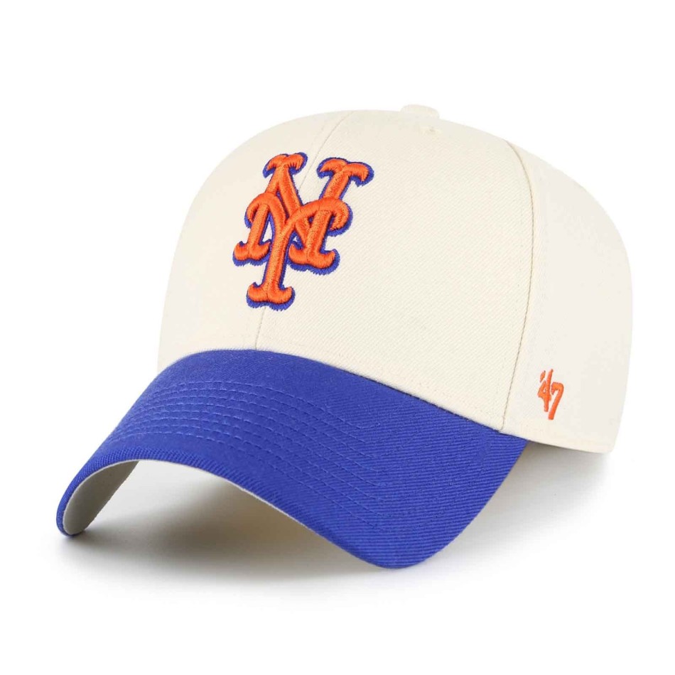 NY Mets "Two Tone MVP" Baseball Cap (MLB-pet) '47 Brand chez FrenchMarket