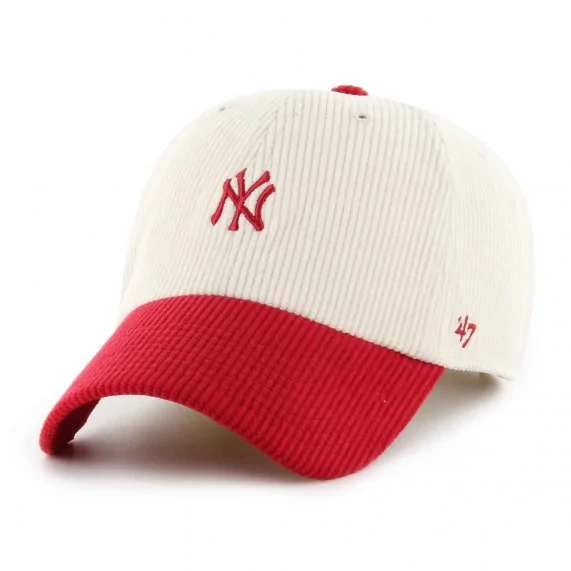 Casquette Baseball NY Yankees Clean Up "Cord Base Runner Two Tone" (Casquette MLB) '47 Brand chez FrenchMarket