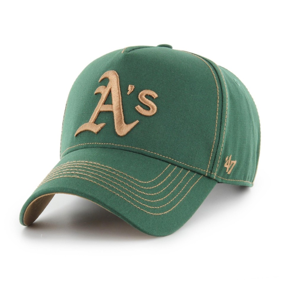 Oakland Athletics "Contrast Stitch MVP DT" Baseballcap (MLB-Kappe) '47 Brand auf FrenchMarket
