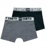 Set di 2 boxer in cotone da uomo "Blacky Grey (Boxer da uomo) Teddy Smith chez FrenchMarket