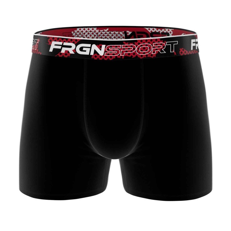 Set van 4 "Dynamik Sport" jongens stretch katoenen boxershorts (Set jongensboxershorts) Freegun chez FrenchMarket