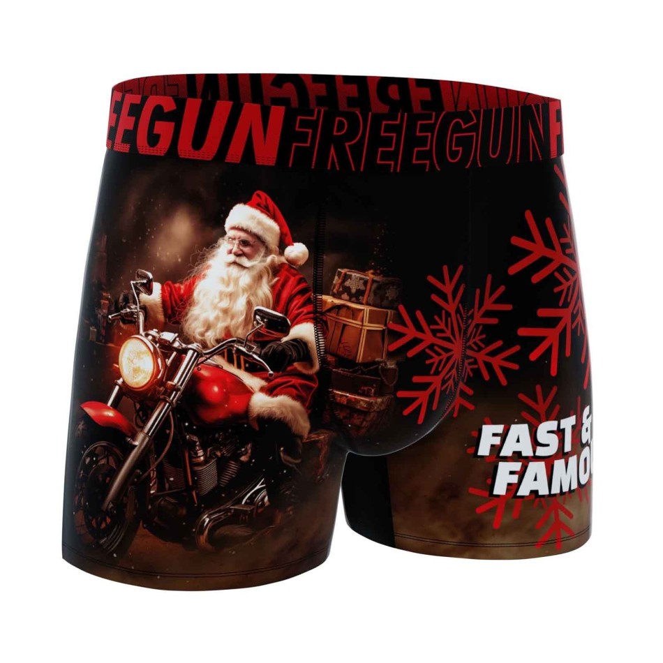 Lote de 3 calzoncillos bóxer premium para chico Colección Navidad (Pack calzoncillos para niño) Freegun chez FrenchMarket