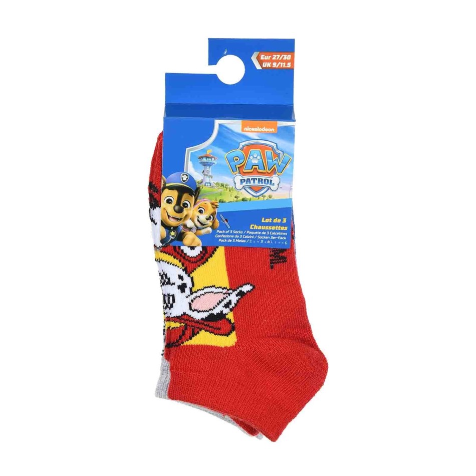Set di 3 paia di calzini da bambino Paw Patrol - Licenza ufficiale (Fantasie) French Market chez FrenchMarket