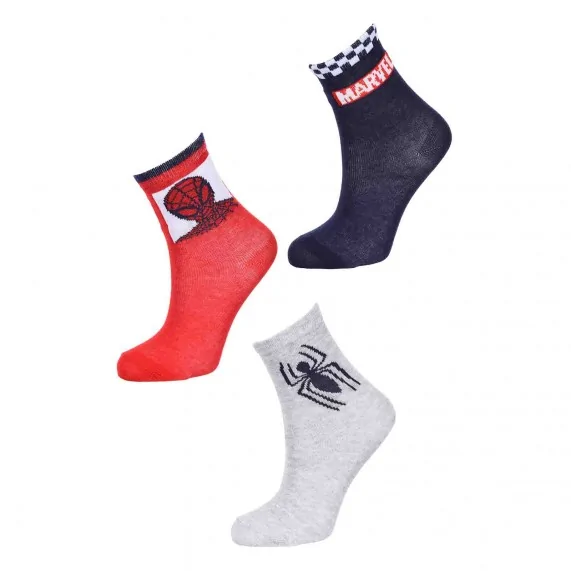 Set of 3 pairs of MARVEL "Spider-Man" Boy Socks (Fantasies) French Market on FrenchMarket Set of 3 pairs of MARVEL "Spider-Man" Boy Socks (Fantasies) French Market on FrenchMarket