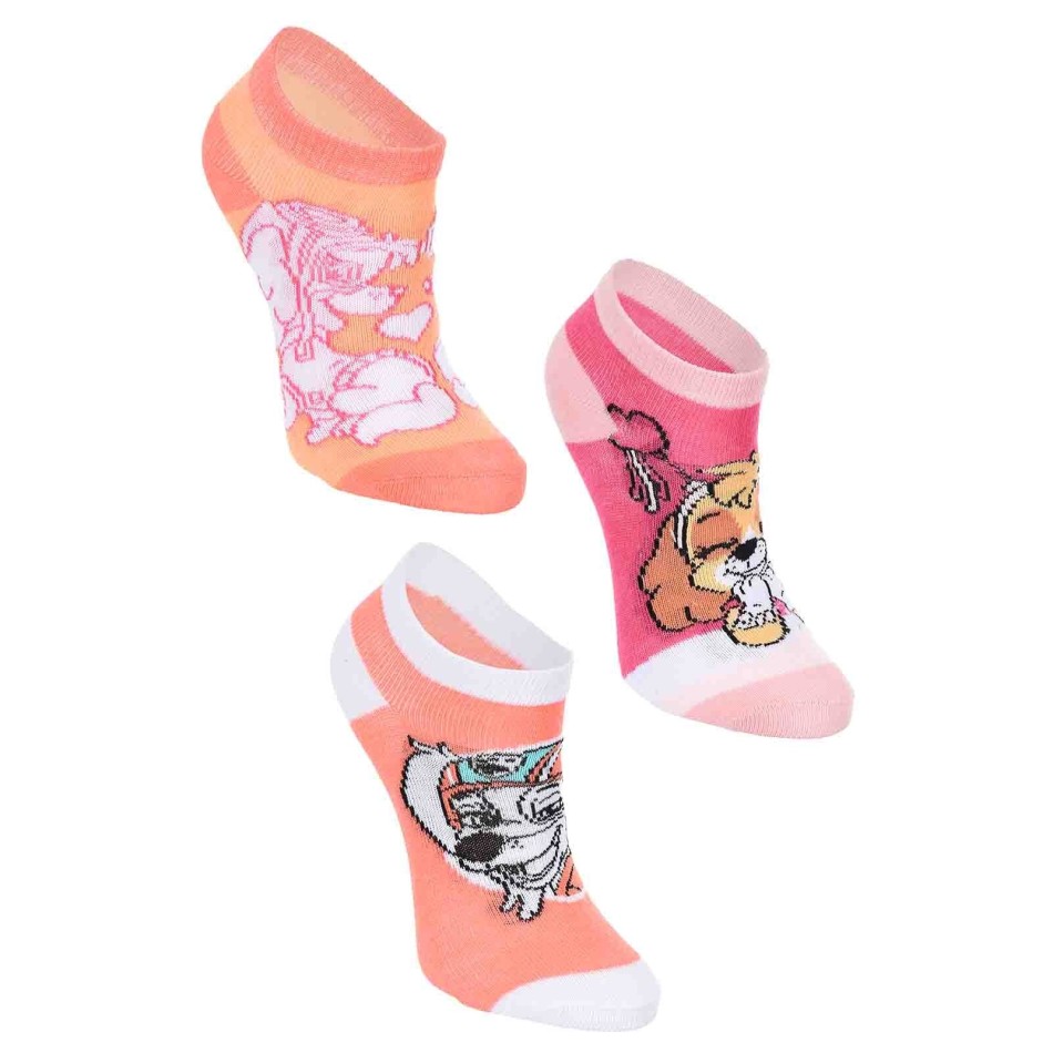 Lot de 3 Paires de Socquettes Fille La Pat' Patrouille (Chaussettes) French Market chez FrenchMarket
