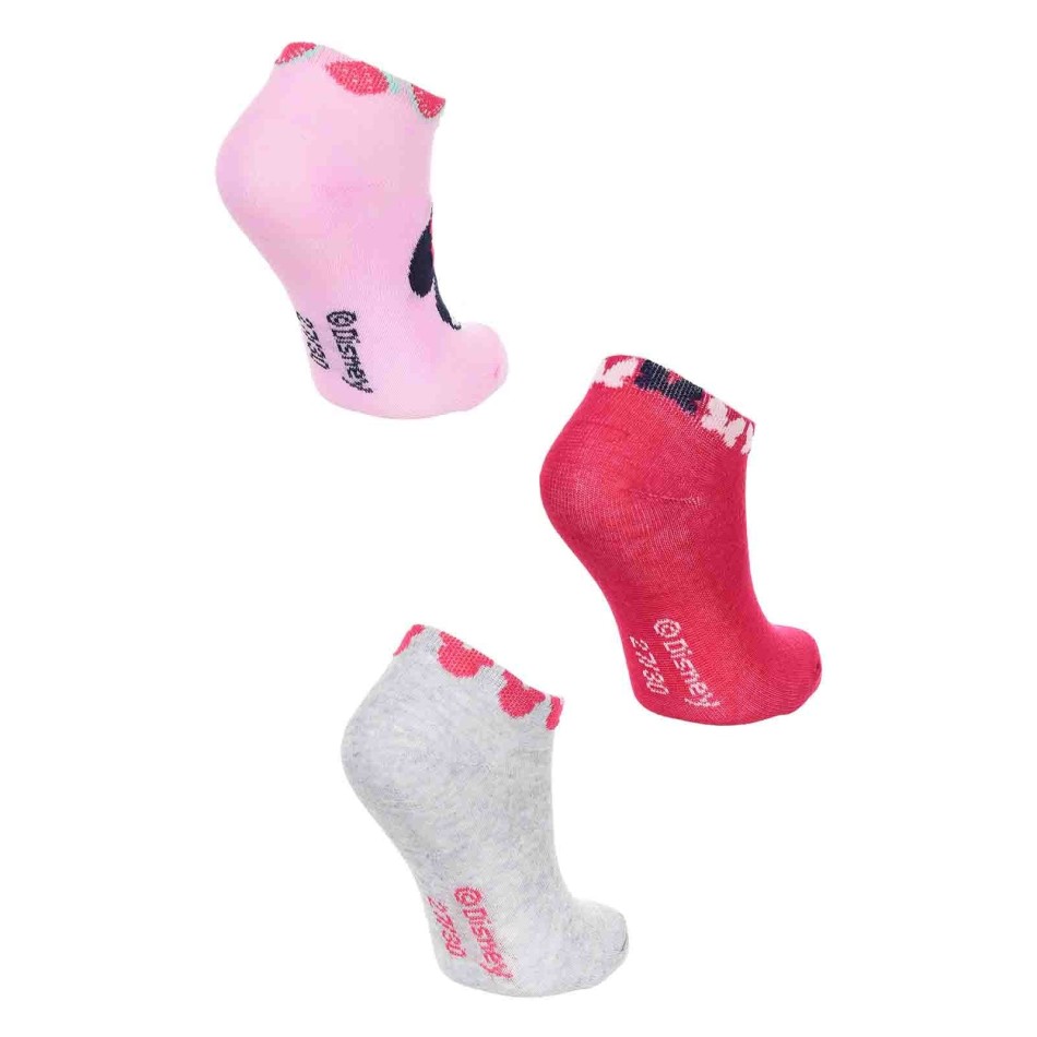 Lot de 3 Paires de Socquettes Fille Disney "Minnie Mouse" (Chaussettes) French Market chez FrenchMarket