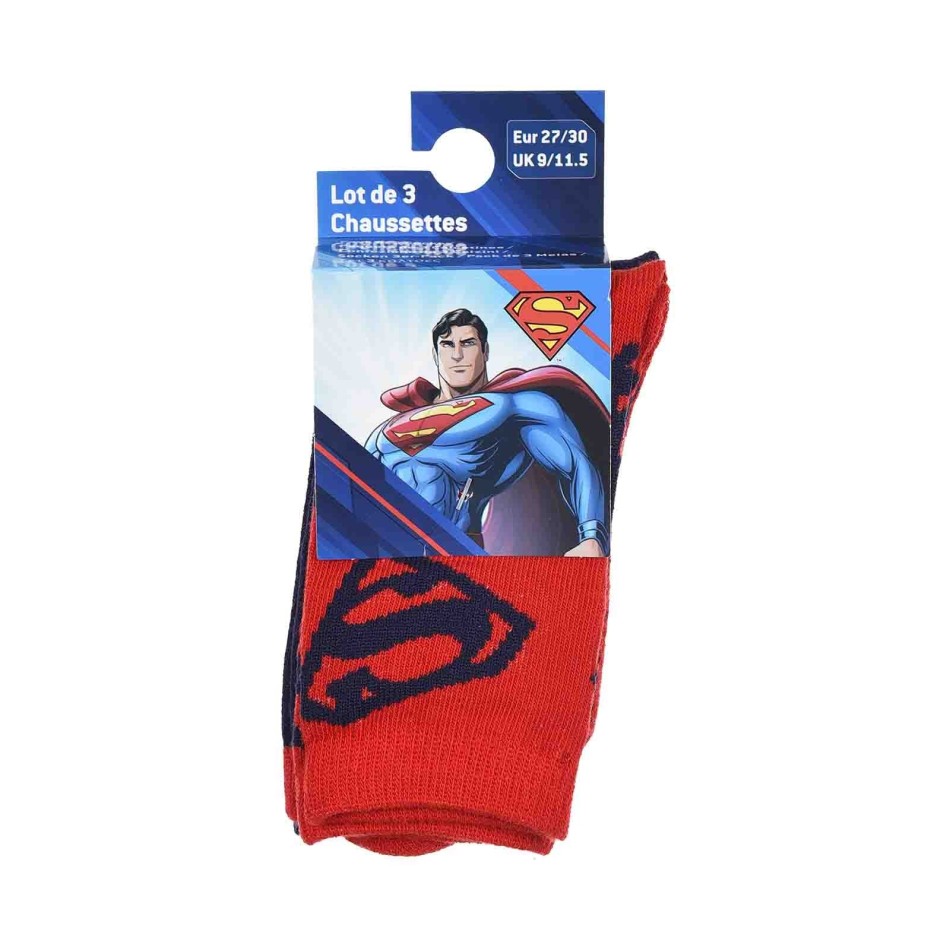 3 Pares de Calcetines DC Comics "Superman" Niño (Fantasías) French Market chez FrenchMarket