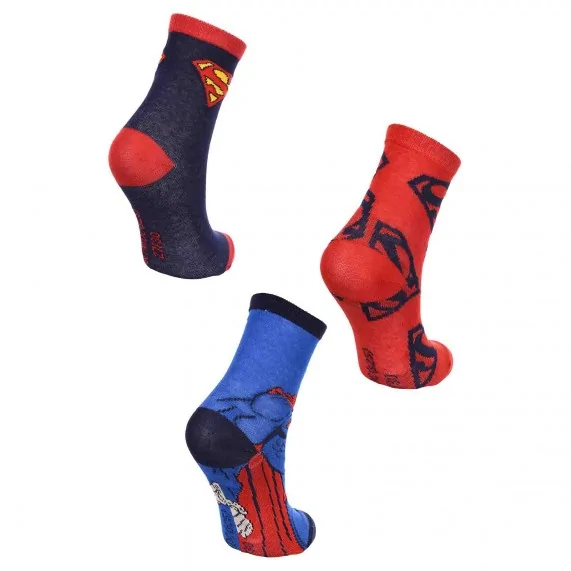 Lot de 3 Paires de Chaussettes Garçon DC Comics "Superman" (Fantaisies) French Market chez FrenchMarket