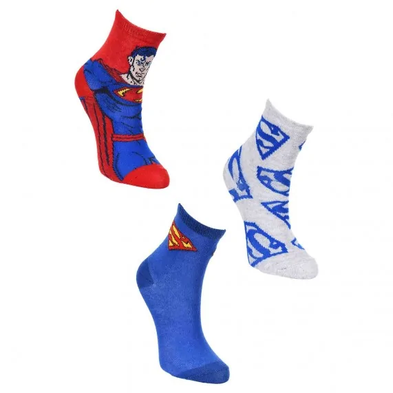 3 paia di calzini da bambino DC Comics "Superman (Fantasie) French Market chez FrenchMarket 3 paia di calzini da bambino DC Comics "Superman (Fantasie) French Market chez FrenchMarket
