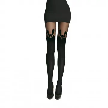 Collant Fantaisie effet Chaussette Haute avec Oreilles de Lapin (Collants Fantaisie) French Market chez FrenchMarket