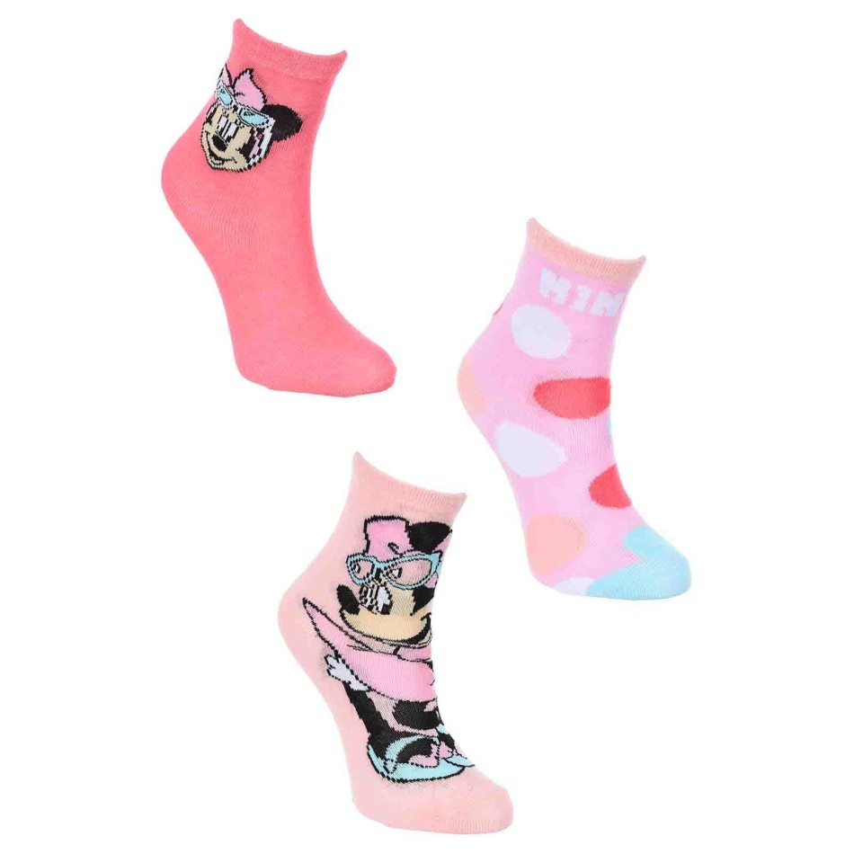 Disney Minnie Mouse 3-pack flickstrumpor French Market