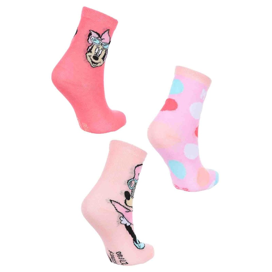 Lot de 3 Paires de Chaussettes Fille Disney "Minnie Mouse" (Chaussettes) French Market chez FrenchMarket