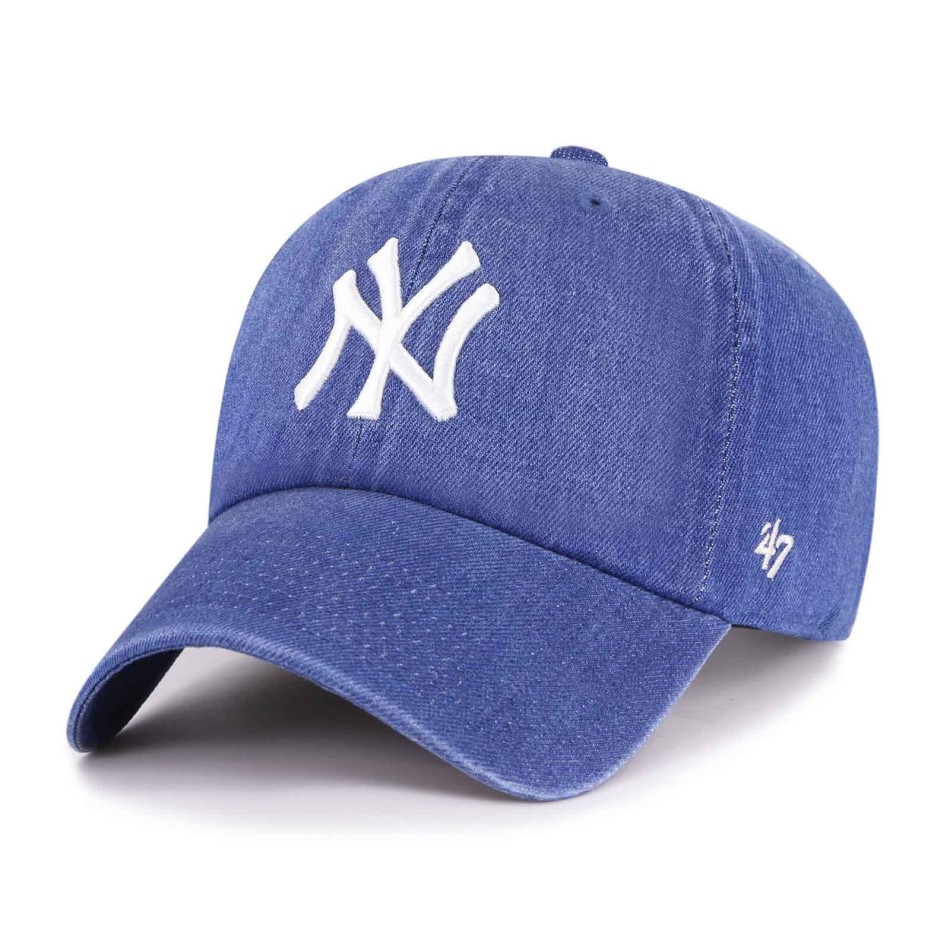 MLB New York Yankees Lennon Clean Up Denim Keps 100% bomull French Market