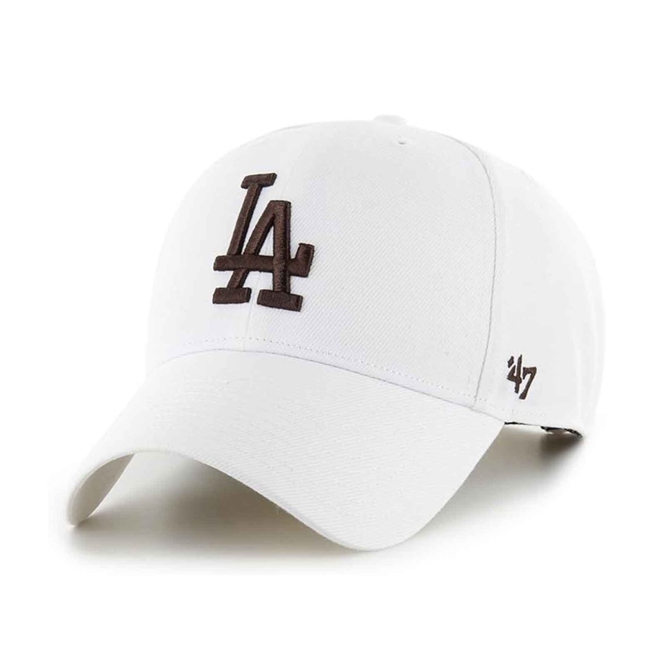 MLB Los Angeles Dodgers MVP Snapback Cap Bianco (Berretto MLB) '47 Brand chez FrenchMarket