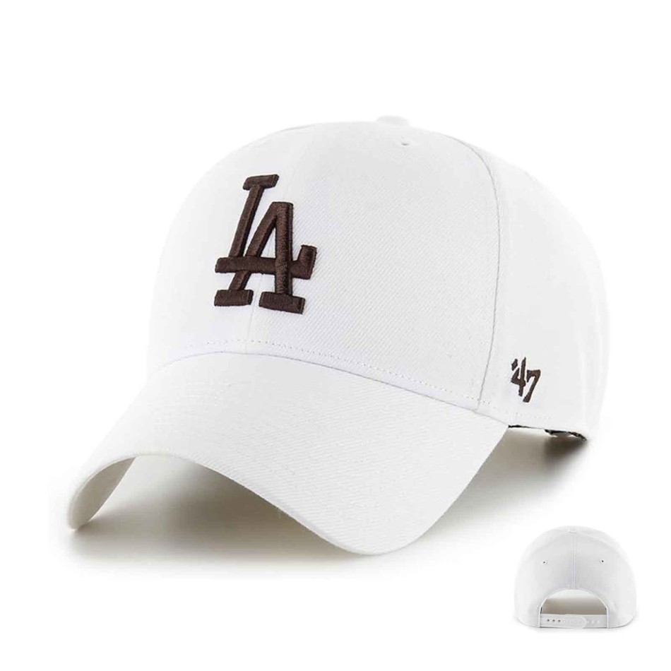 MLB Los Angeles Dodgers MVP Snapback Cap Blanco (Gorra MLB) '47 Brand chez FrenchMarket