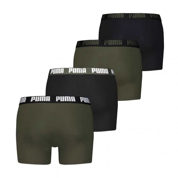 Lot de 4 Boxers Homme Coton Bio "Everyday" (Lot boxers Homme) PUMA chez FrenchMarket