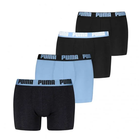 Set di 4 boxer da uomo in cotone biologico per tutti i giorni (Boxer da uomo) PUMA chez FrenchMarket