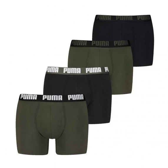 Juego de 4 calzoncillos bóxer para hombre de algodón ecológico de uso diario (Calzoncillos para hombre) PUMA chez FrenchMarket Juego de 4 calzoncillos bóxer para hombre de algodón ecológico de uso diario (Calzoncillos para hombre) PUMA chez FrenchMarket
