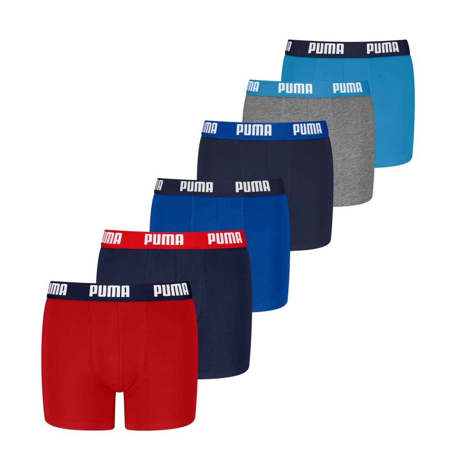 Lot de 6 Boxers Garçon Coton Bio