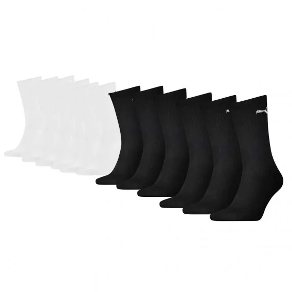 Lot de 12 Paires de Chaussettes Sport Crew (Chaussettes de sport) PUMA chez FrenchMarket