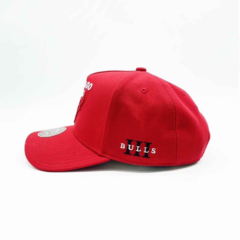 Chicago Bulls Core III Pro Snapback Cap Mitchell & Ness Red