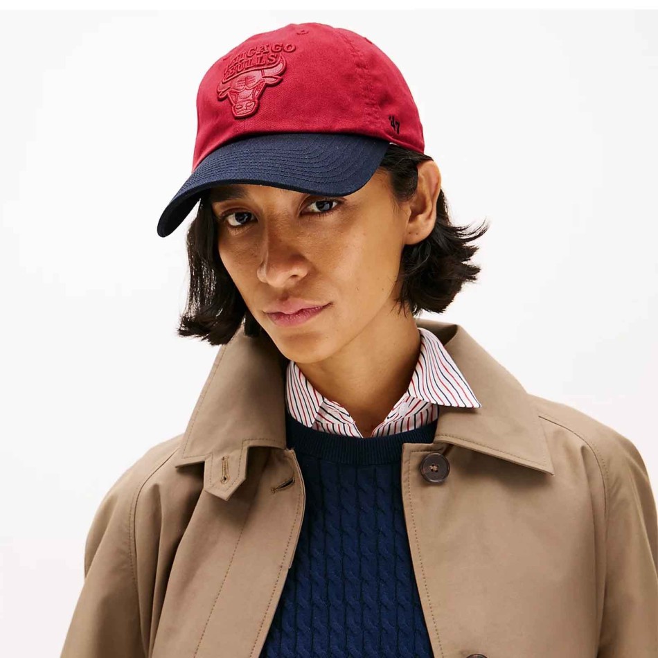 47 x Tommy Hilfiger x NBA Chicago Bulls Courtside Clean Up Cap