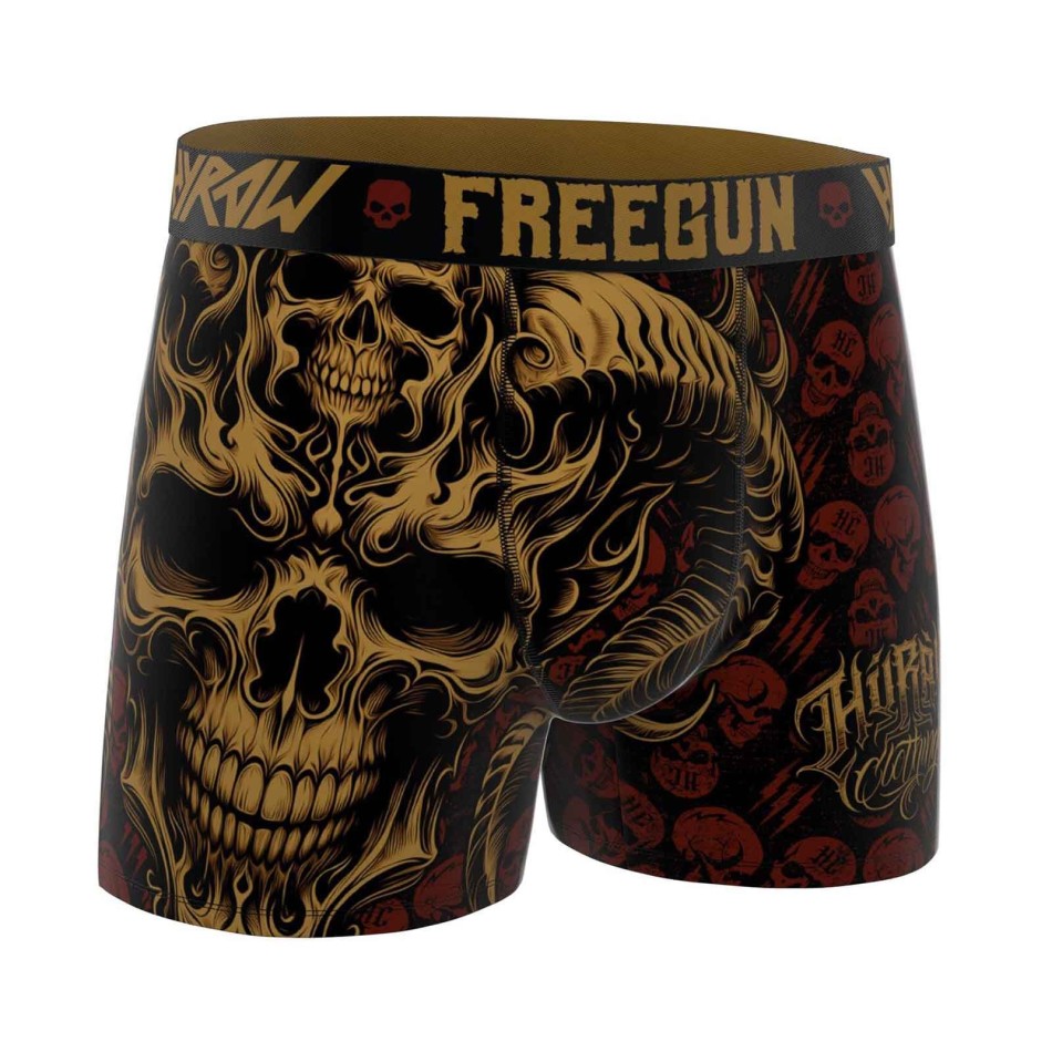 Lot de 4 Boxers Homme Rock & Tattoo "HYRAW"