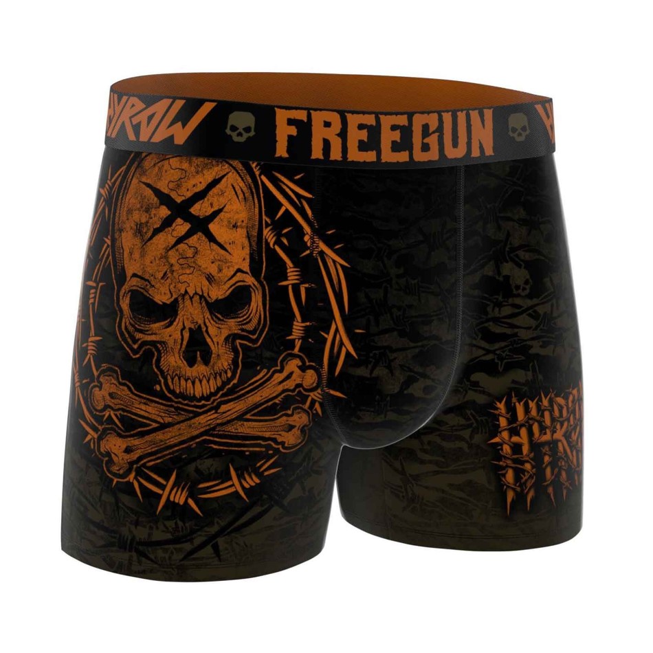 Lot de 4 Boxers Homme Rock & Tattoo "HYRAW"