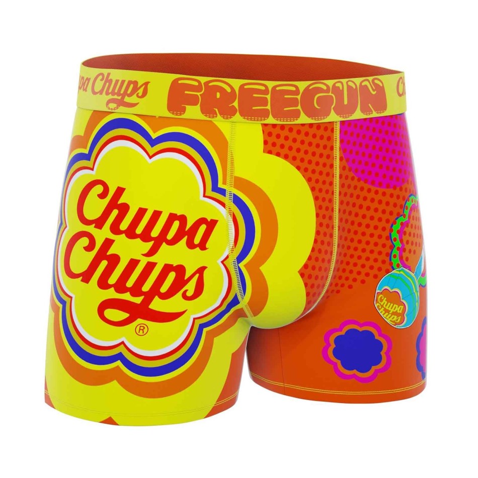 Set of 5 Men's Microfiber Boxers Freegun x Chupa Chups Psychedelic