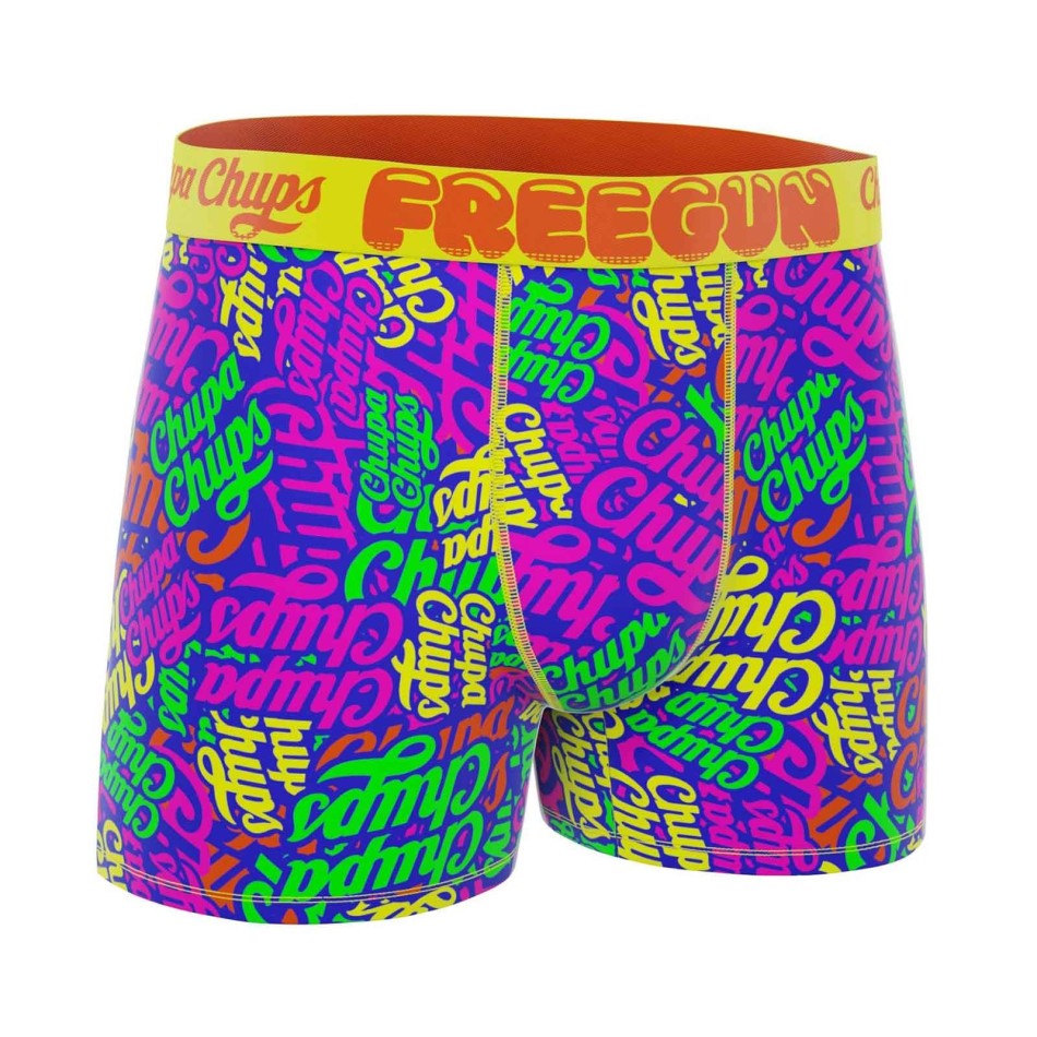 Lot 5 Boxer Herren Mikrofaser Freegun x Chupa Chups Psychedelic