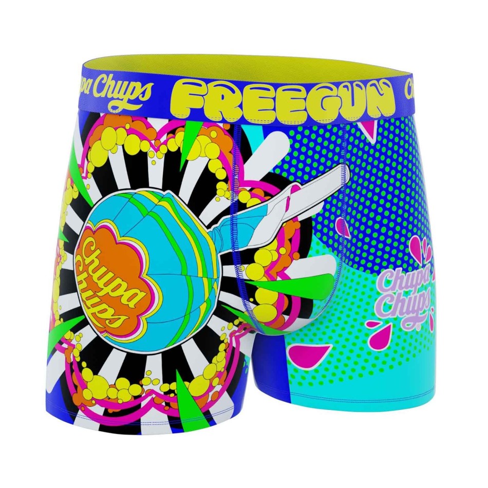 Lot 5 Boxer Herren Mikrofaser Freegun x Chupa Chups Psychedelic