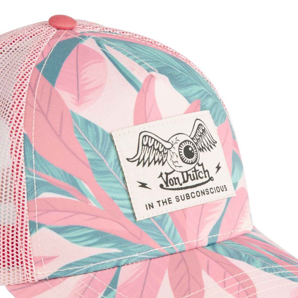 Cappellino rosa Von Dutch Donna Trucker Tropic "Nel subconscio