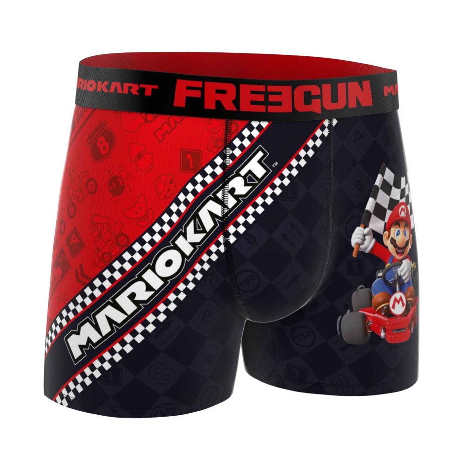 Super Mario Kart Mikrofiberboxer för män - Officiell licens French Market