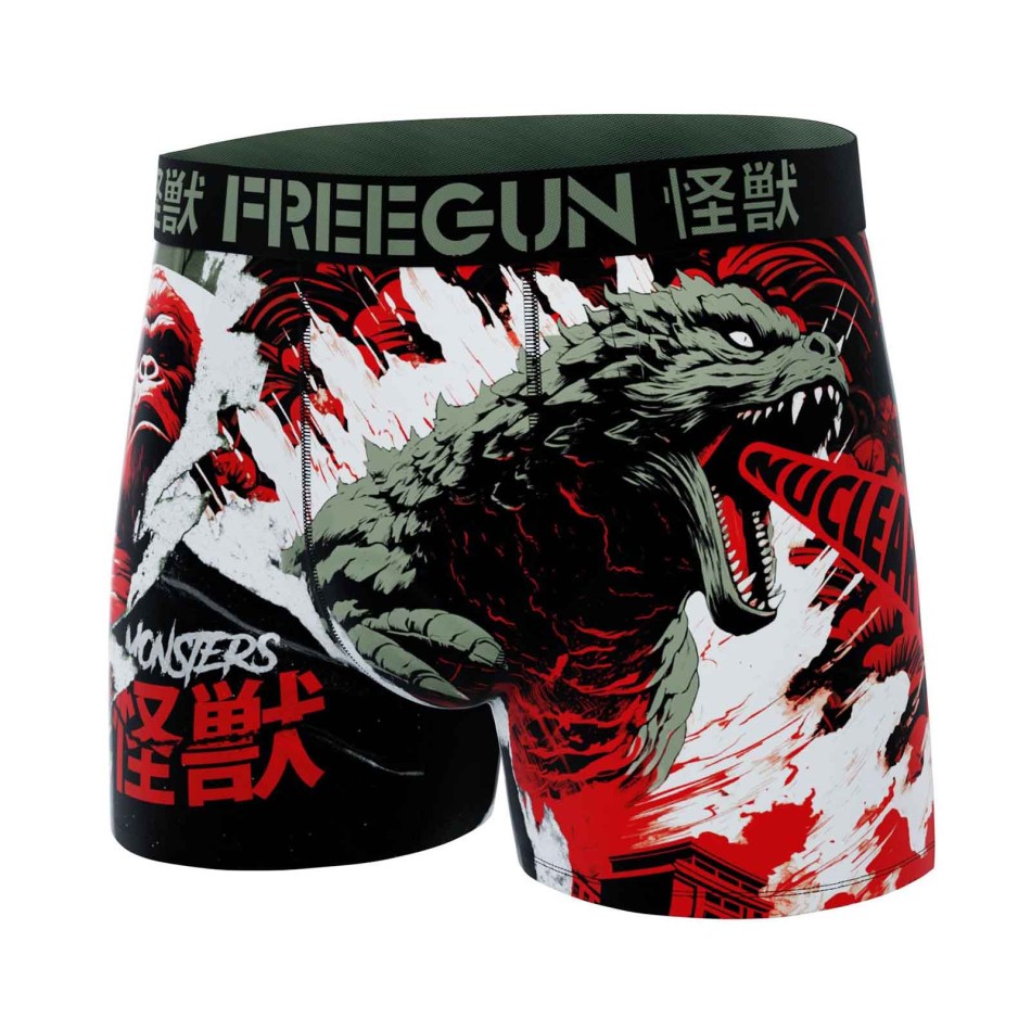 FREEGUN Set van 5 "Street Pop-Art" Microvezel Boxers voor Mannen