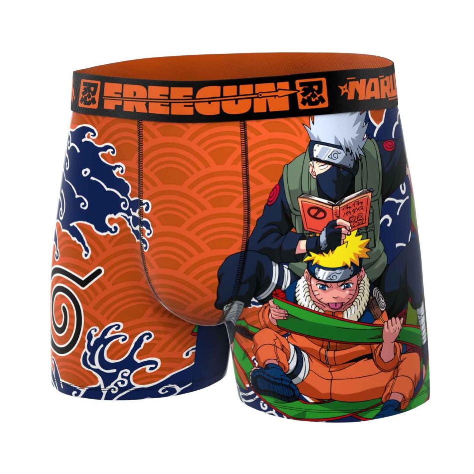 FREEGUN Set of 5 Naruto Classic Microfibre Boxer Briefs for Boys