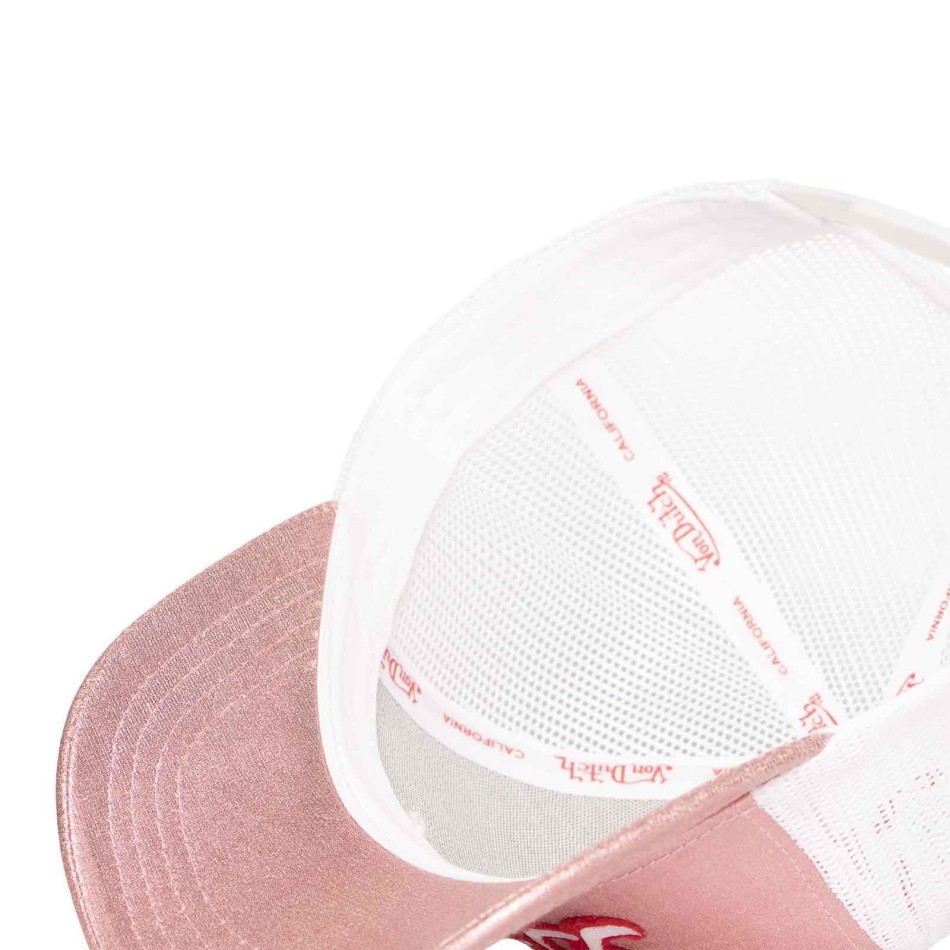 Cap Von Dutch Donna Trucker Snapback OVE Pink Mesh