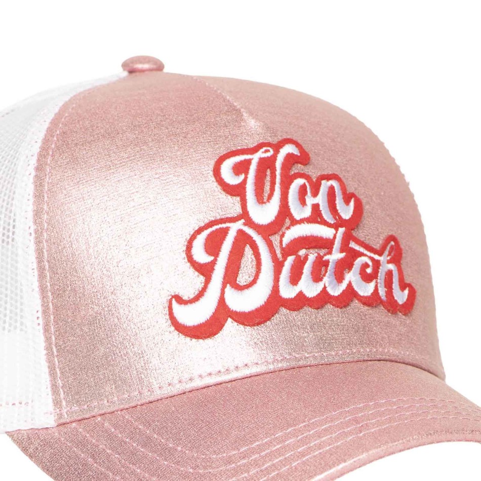 Cap Von Dutch Donna Trucker Snapback OVE Pink Mesh