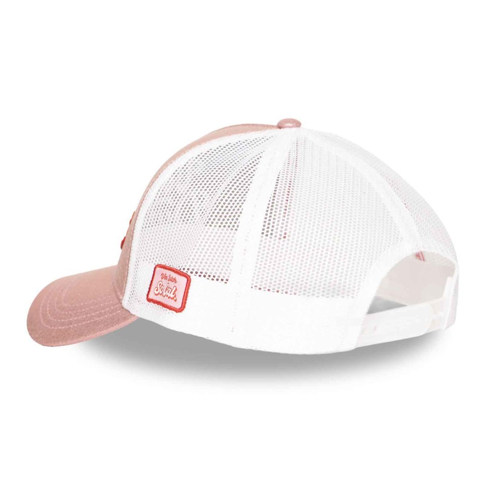 Cap Von Dutch Donna Trucker Snapback OVE Pink Mesh