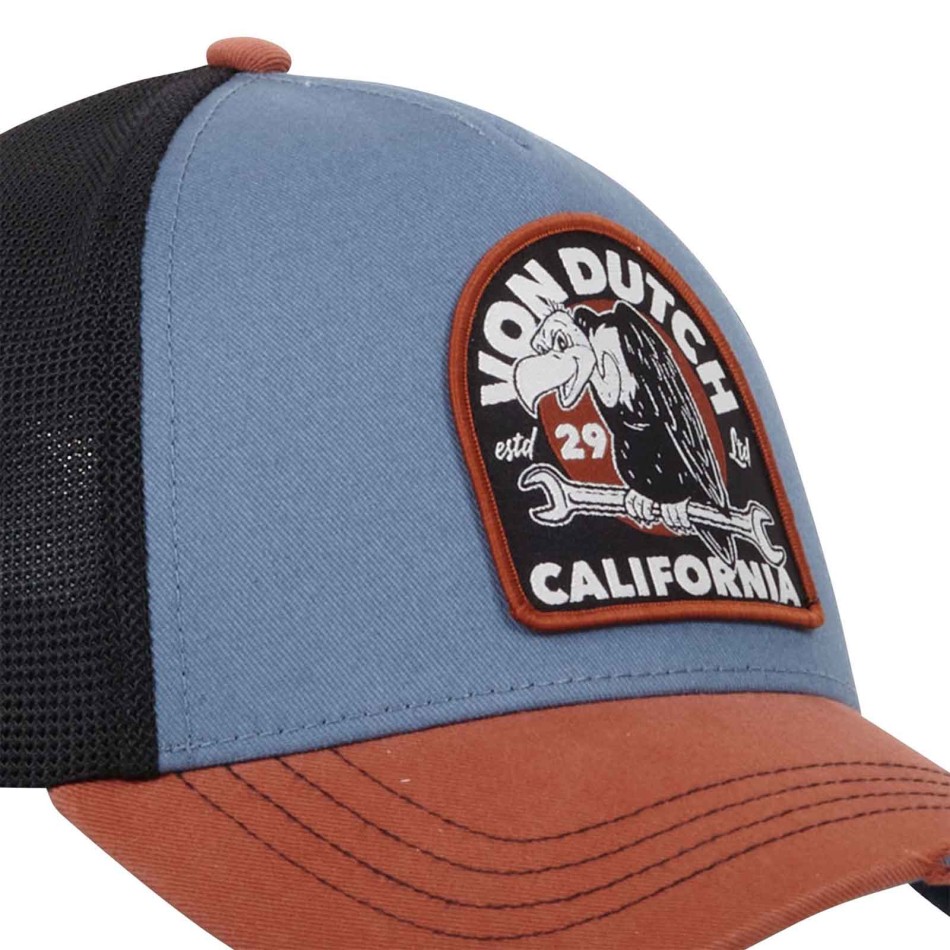 Casquette Von Dutch Trucker Snapback Vulture – Patch California Vintage