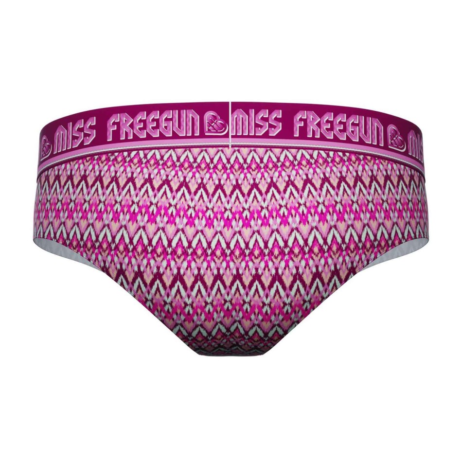 FREEGUN Women's Ethnic Boxer Brief - Stretch Microfiber