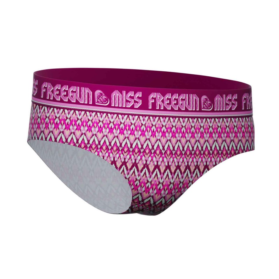 FREEGUN Women's Ethnic Boxer Brief - Stretch Microfiber